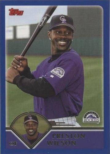 2003 コロラド　ロッキーズ プレストン　ウィルソン 2003 Topps #528 Preston Wilson Colorado Rockies | eBay