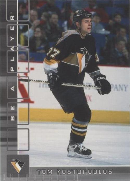 2001-02 In the Game Be A Player Memorabilia - Tom Kostopoulos #331
