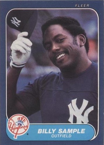 1986 Fleer - Billy Sample #118