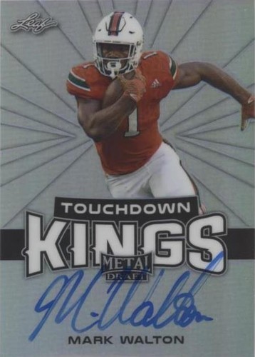 2018 Leaf Metal Draft Mark Walton #TK-MW1