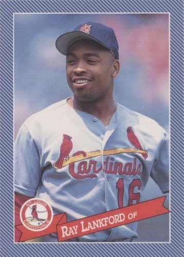 1993 Continental Baking Hostess Baseballs - Ray Lankford #5