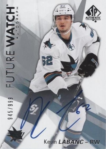 2016-17 SP Authentic - Kevin Labanc #181