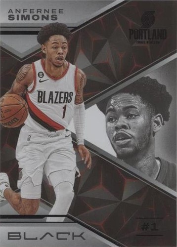 2022-23 Panini Black - Anfernee Simons #32