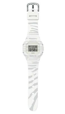 Pre-owned Casio G-shock & Baby-g Slv-19b-1d Romantic Zebra Pattern Pair Model Couple Watch