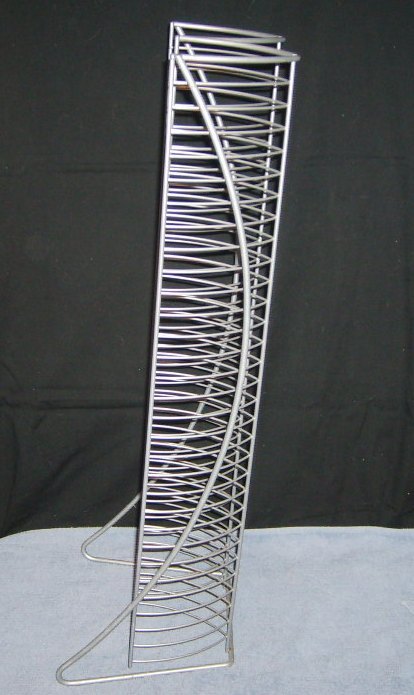 Metal  Wire 120 CD Storage Display Tower Holder