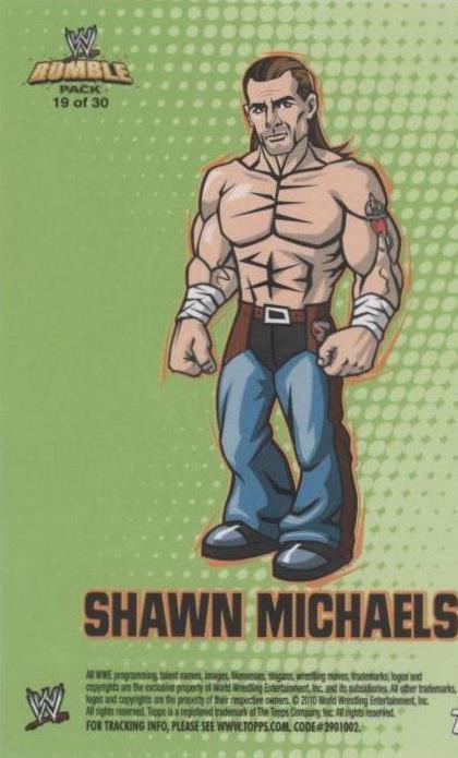 2010 Topps Rumble Pack - Shawn Michaels #19