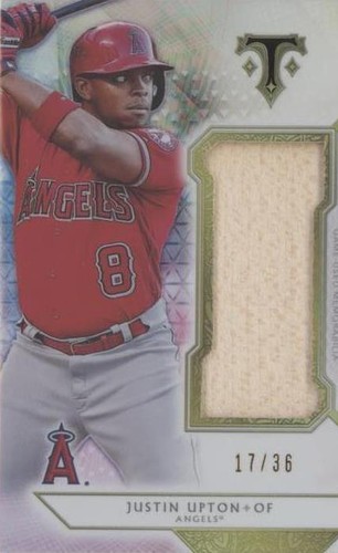 2018 Topps Triple Threads - Justin Upton #SJR-JU3