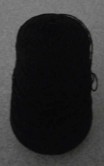 Black Yarn On Cone Tepeyac Color # 615 Lot 5483 Millor