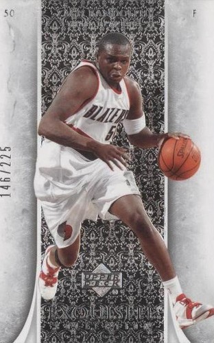 2005-06 Upper Deck Exquisite Collection - Zach Randolph #34