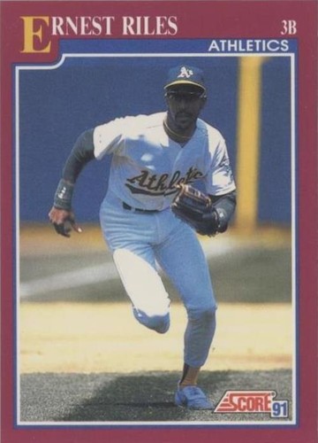 1991 Score Rookie & Traded - Ernest Riles #55T