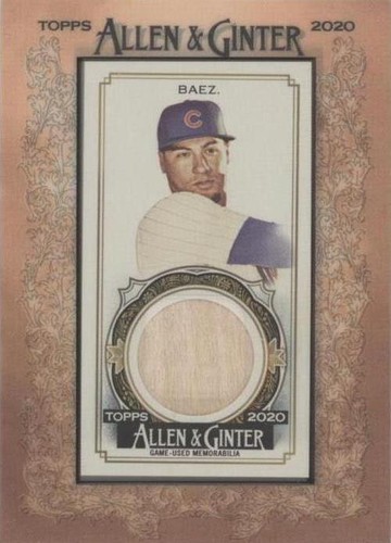 2020 Topps Allen & Ginter's - Javier Báez #MFR-JB