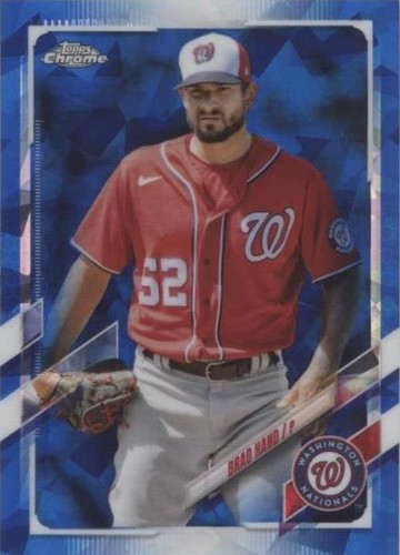 2021 Topps Chrome Update Series Sapphire Edition - Brad Hand #US89