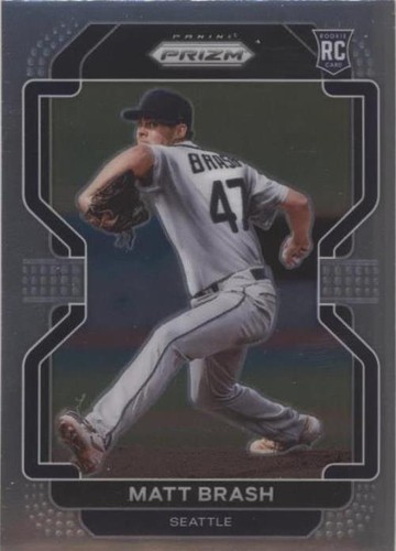 2022 Panini Prizm Tier II Blue Prizm #111 Matt Brash