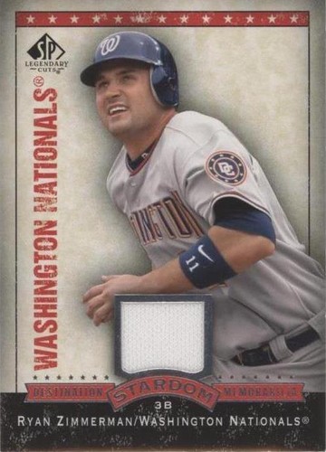 2008 SP Legendary Cuts - Ryan Zimmerman #DS-RZ