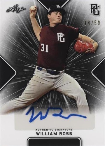 2021 Leaf Perfect Game National Showcase - William Ross #BA-WR1