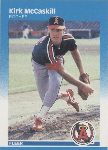1987 Fleer - Kirk McCaskill #88