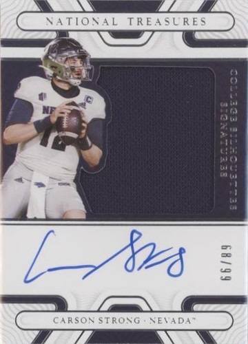 2022 Panini National Treasures Collegiate Carson Strong #SS-CST
