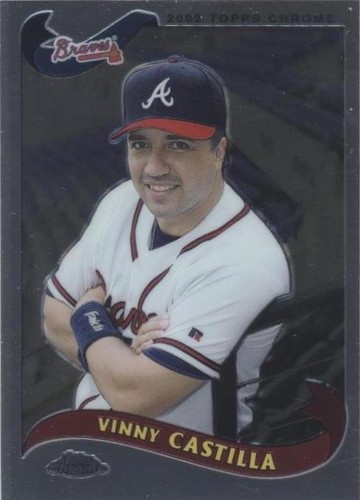 2002 Topps Chrome - Vinny Castilla #617