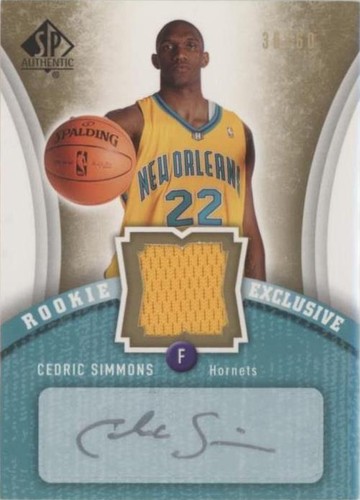 2006-07 SP Authentic - Cedric Simmons #RE-CS