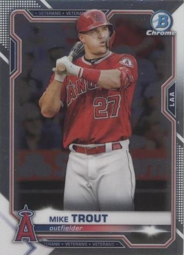 2021 Bowman Chrome - Mike Trout #54