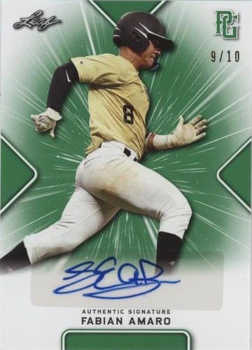 2021 Leaf Perfect Game National Showcase - Fabian Amaro #BA-FA1