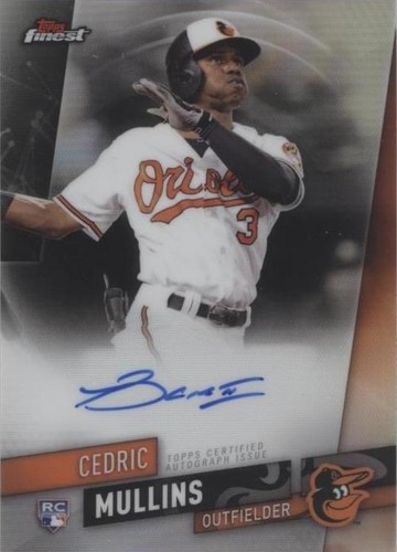2019 Topps Finest - Cedric Mullins #FA-CM
