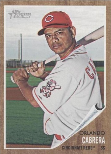 2011 Topps Heritage - Orlando Cabrera #381
