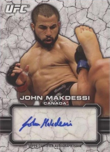 2013 Topps UFC Bloodlines - John Makdessi #FA-JM