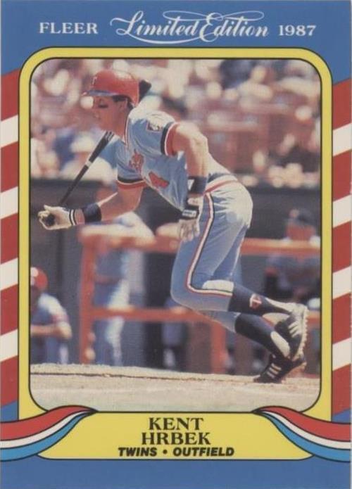 Fleer 1987 edición limitada superestrellas de béisbol - Kent Hrbek #22