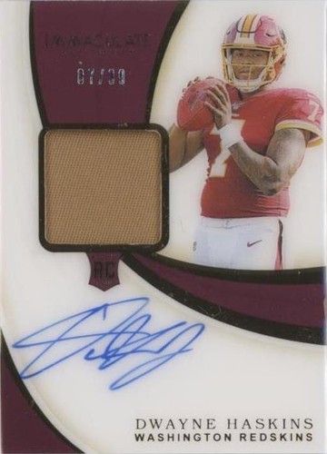 2019 Panini Immaculate Collection Dwayne Haskins #101