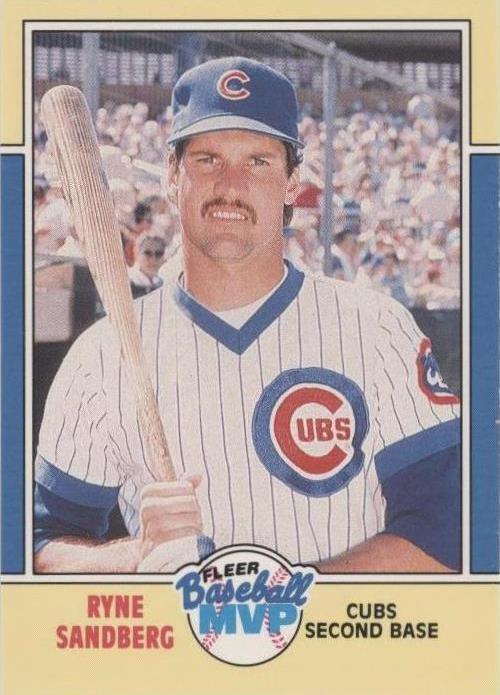 1988 Fleer Baseball MVP - Ryne Sandberg #29
