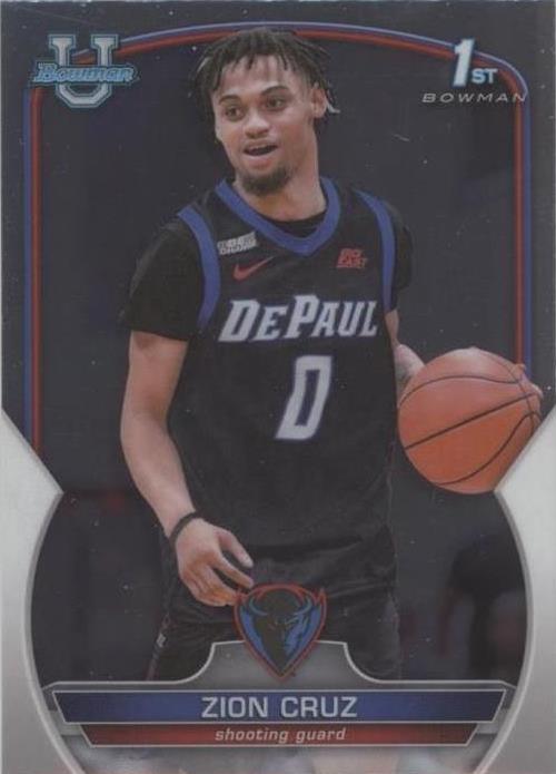 2022-23 Bowman University Chrome - Zion Cruz #91