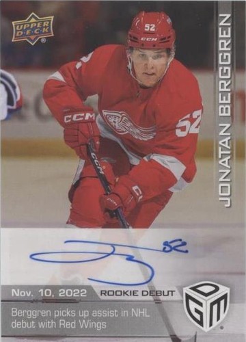 2022-23 Upper Deck Game Dated Moments - Jonatan Berggren #14