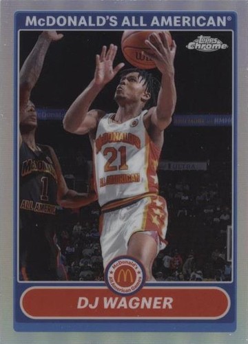 2023 Topps Chrome McDonald's All American - Dj Wagner #2K7-3