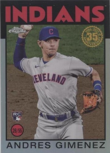 2021 Topps Chrome - Andres Gimenez #86BC-24