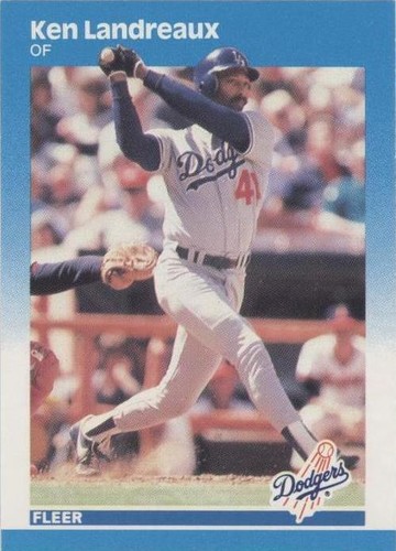 1987 Fleer - Ken Landreaux #444