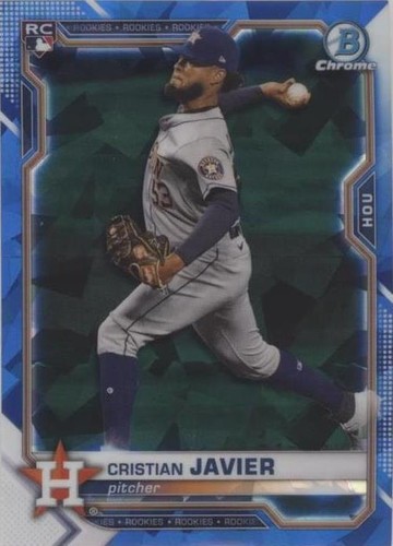 2021 Bowman Chrome Sapphire Edition - Cristian Javier #80