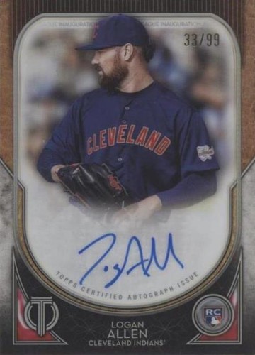 2020 Topps Tribute - Logan Allen #LA-LA