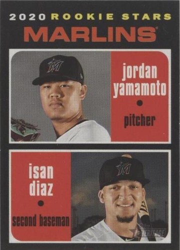 2020 Topps Heritage - Isan Diaz Jordan Yamamoto #369
