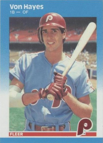 1987 Fleer - Von Hayes #175