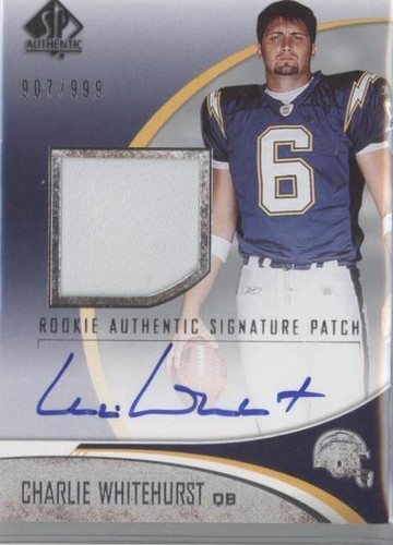 2006 SP Authentic Charlie Whitehurst #231