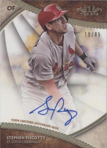 2017 Topps Tier One - Stephen Piscotty #BOA-SP