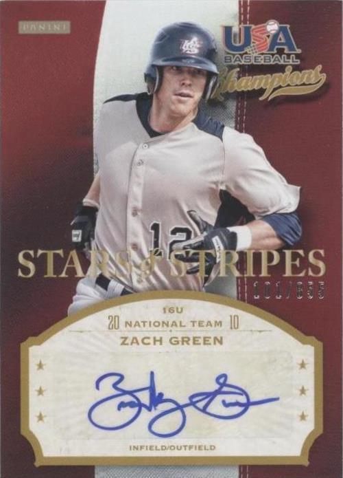 2013 Panini USA Baseball Champions - Zach Green #ZAC