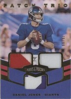 2019 Panini Plates & Patches Daniel Jones #PT-DJO
