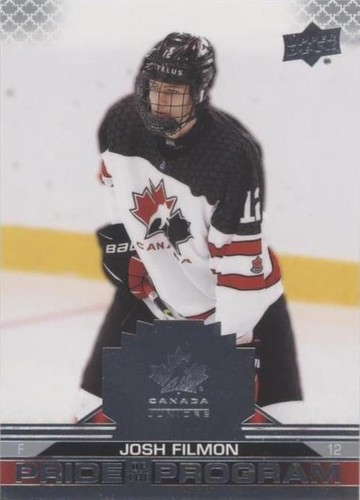 2022 Upper Deck Team Canada Juniors - Josh Filmon #88