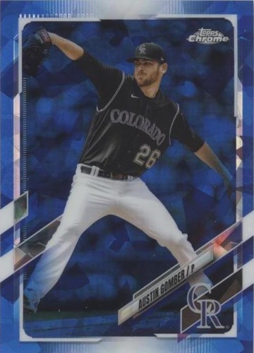 2021 Topps Chrome Update Series Sapphire Edition - Austin Gomber #US104