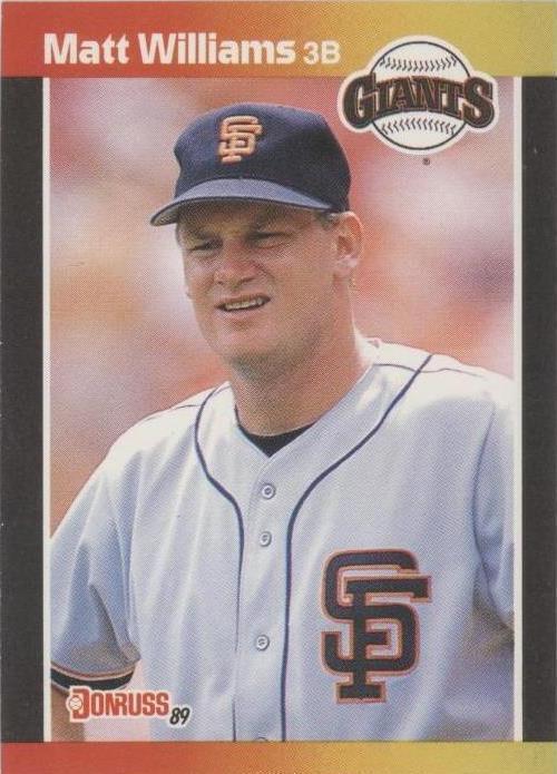 1989 Donruss - Мэтт Уильямс #594