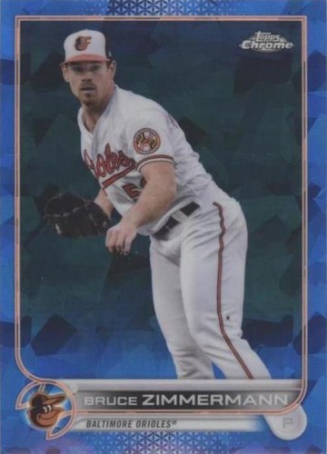 2022 Topps Chrome Sapphire Edition - Bruce Zimmermann #157