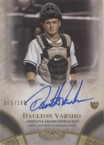2021 Topps Tier One - Daulton Varsho #BOA-DV