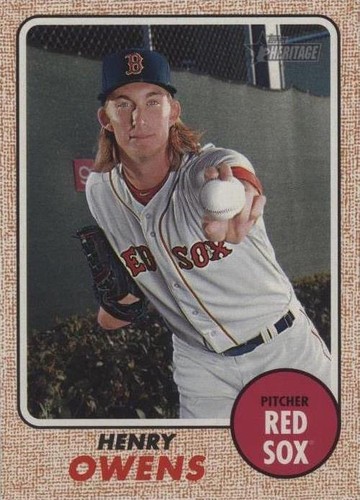 2017 Topps Heritage - Henry Owens #186